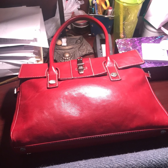 Michael Kors Burgandy handbag in mint condition. Non smoking house. - Picture 5 of 5